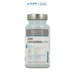 Alternative view of Viên Uống Zn Zinc Liposomal Biocyte Kẽm Bao Vi Nang Giảm Nhờn Mụn & Hỗ Trợ Đẹp Da - Lọ 60 Viên