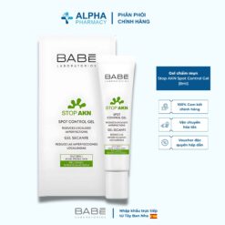 Gel Chấm Mụn Giảm Viêm Sưng Babé Stop AKN Spot Control Gel - 8ml