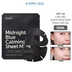 Alternative view of Mặt Nạ Klairs Midnight Blue Calming Sheet Mask Làm Dịu & Phục Hồi Da Nhạy Cảm