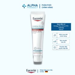 Kem Eucerin Omega Plus Extra ATO-Calming Làm Dịu Da Bùng Phát, Hỗ Trợ Phục Hồi Da Tổn Thương - 40ml