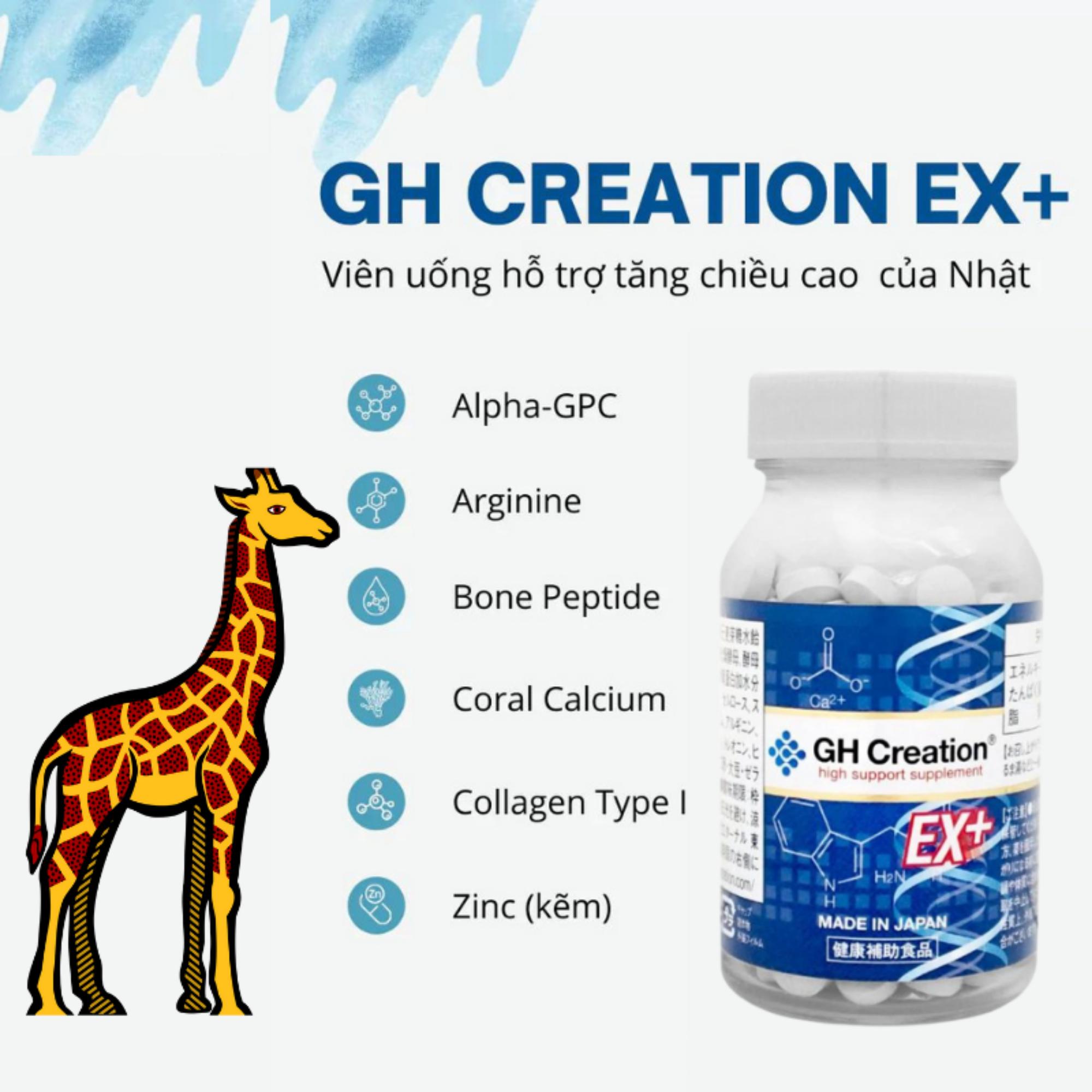 Viên Uống GH Creation EX+ GH Creation Cho Trẻ Từ 4+ - Hộp 270 Viên - Image 3