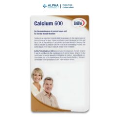 Alternative view of Thực Phẩm Bảo Vệ Sức Khỏe EuRho Vital Calcium 600 Giúp Xương Khỏe Mạnh, Phòng Ngừa Loãng Xương