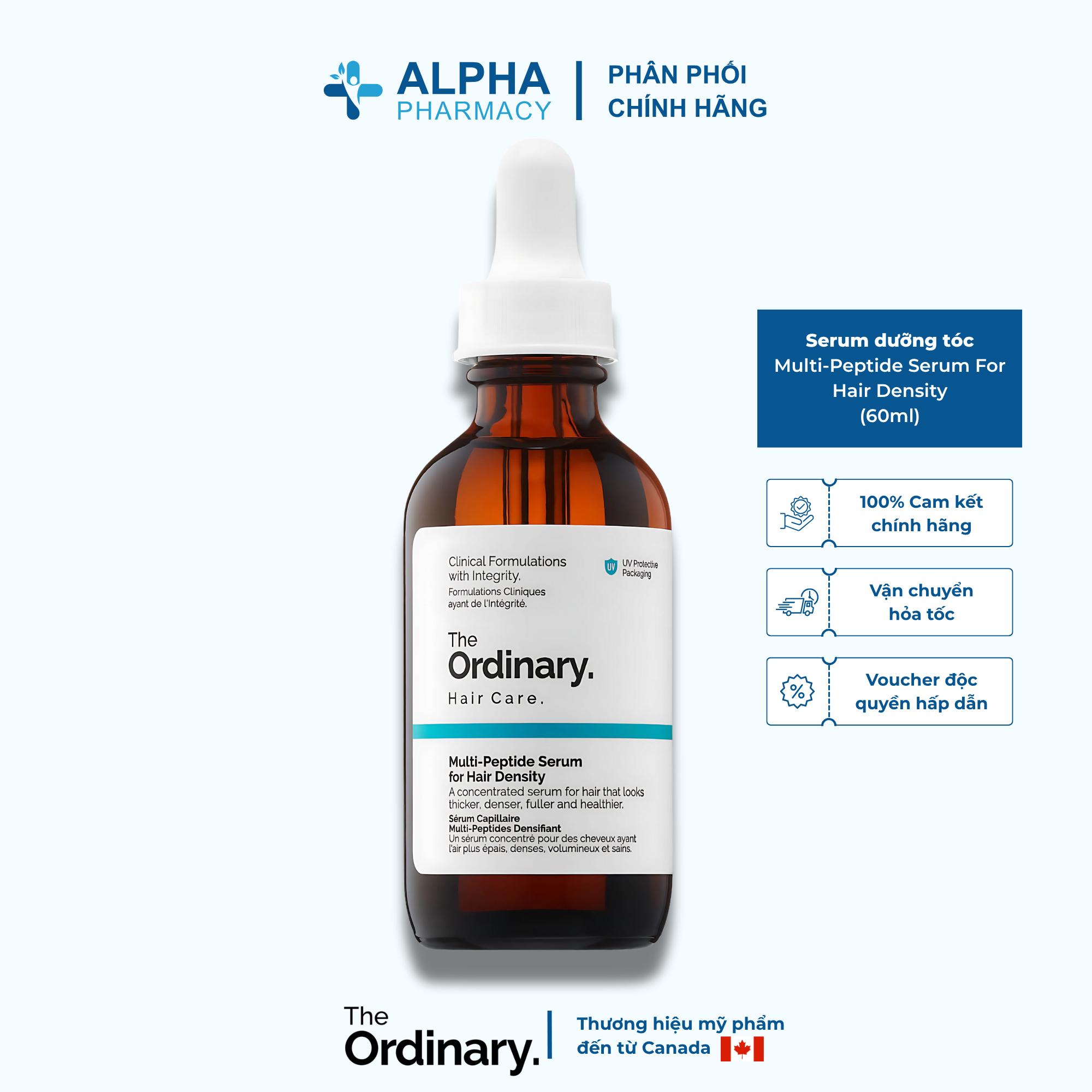 Serum Dưỡng Tóc The Ordinary Multi-Peptide Serum For Hair Density Giúp Tóc Dày, Khỏe & Giảm Gãy Rụng – 60ml