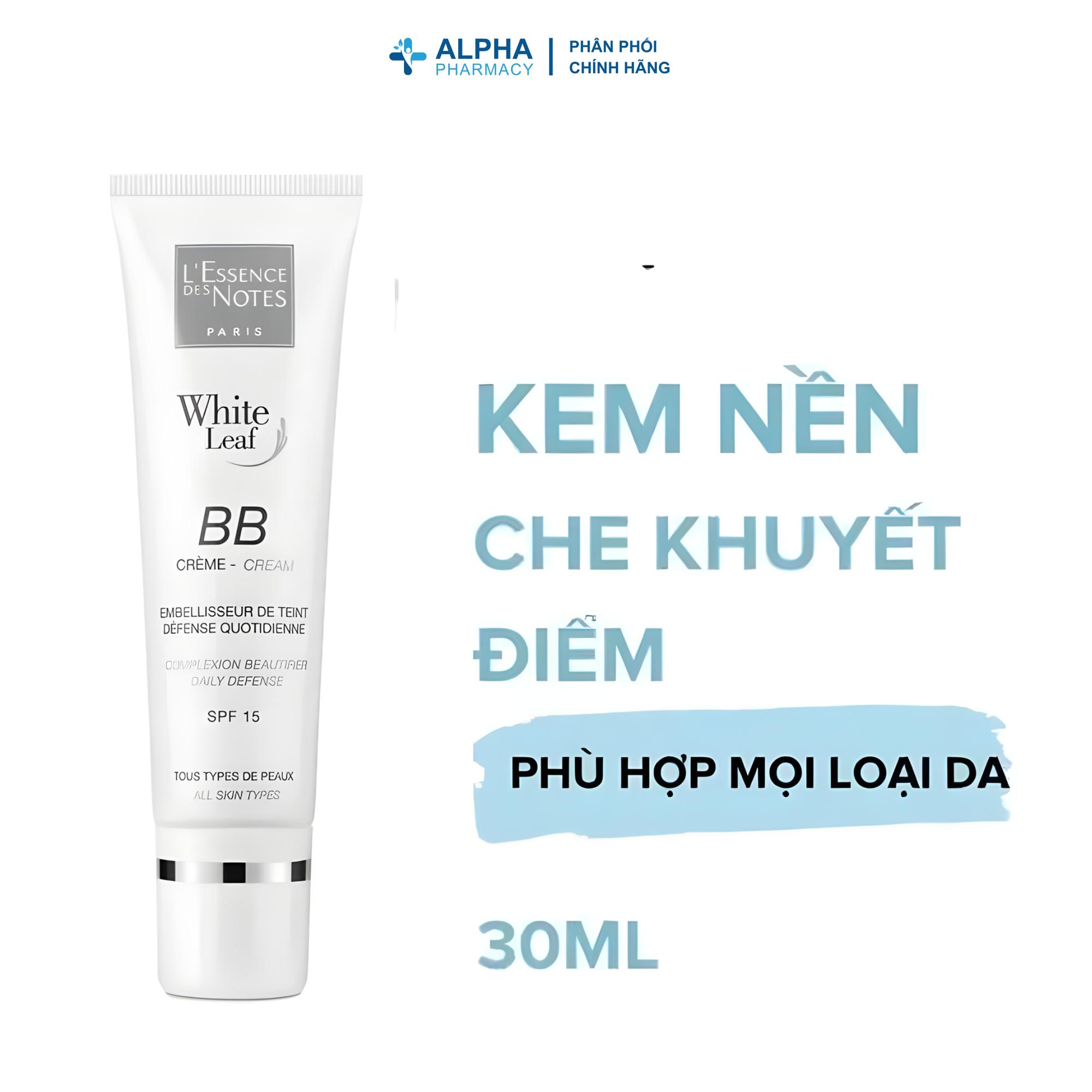 Kem Nền Trang Điểm White Leaf BB Cream Che Phủ Tự Nhiên Bảo Vệ Da - 30ml - Image 3