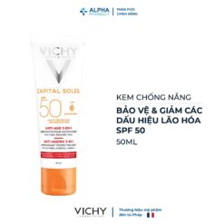 Alternative view of Kem Chống Nắng Vichy Capital Soleil Anti-Age 3-in-1 SPF50+ Chống Lão Hoá & Kiềm Dầu Hằng Ngày – 50ml