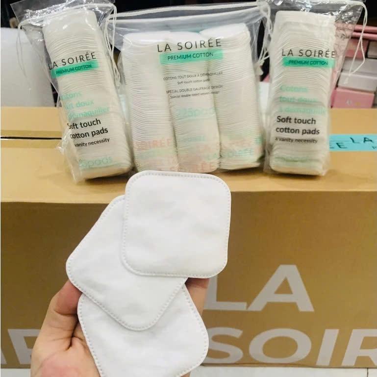 Bông Tẩy Trang La Soirée 100% Cotton Siêu Dai & Mềm Mịn Gói Đơn - Image 4