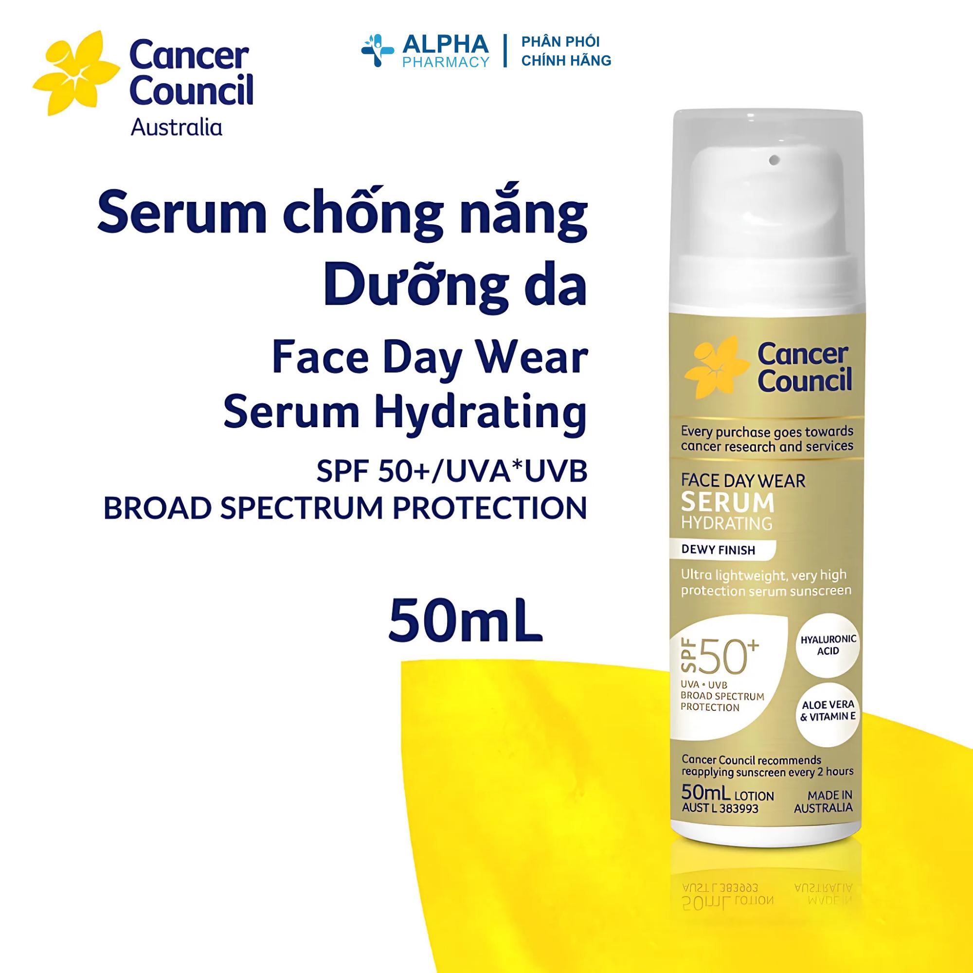 Kem Chống Nắng Cấp Ẩm Cancer Council SPF50+ Dưỡng Da & Bảo Vệ Khỏi Tia UV - 50ml - Image 4
