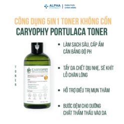 Alternative view of Nước Hoa Hồng Caryophy Portulaca Toner Ngừa Mụn, Kiềm Dầu & Giảm Thâm - 300ml