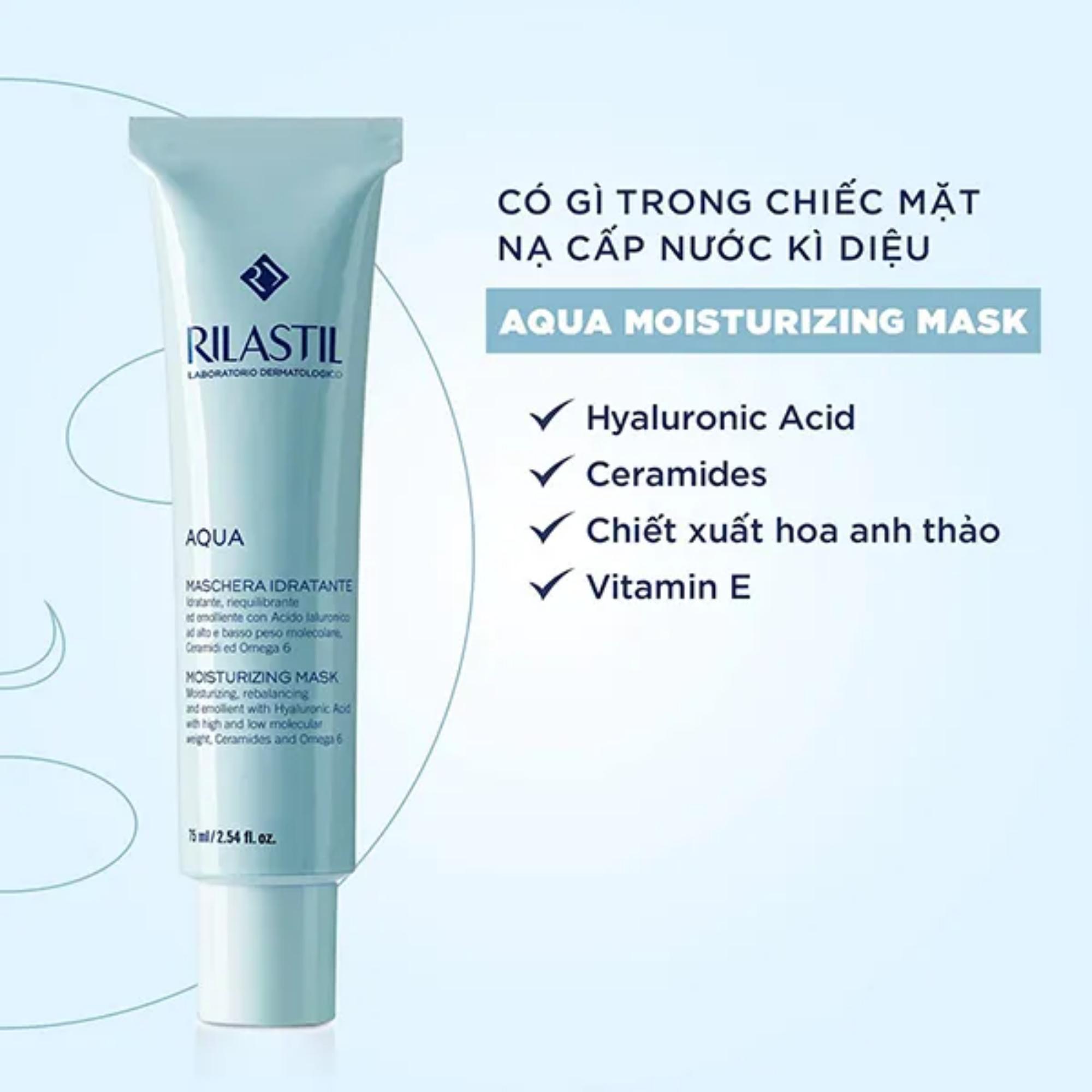 Mặt Nạ Dưỡng Ẩm Rilastil Aqua Moisturising Mask Dưỡng Ẩm & Làm Dịu Da - 30ml/75ml - Image 3