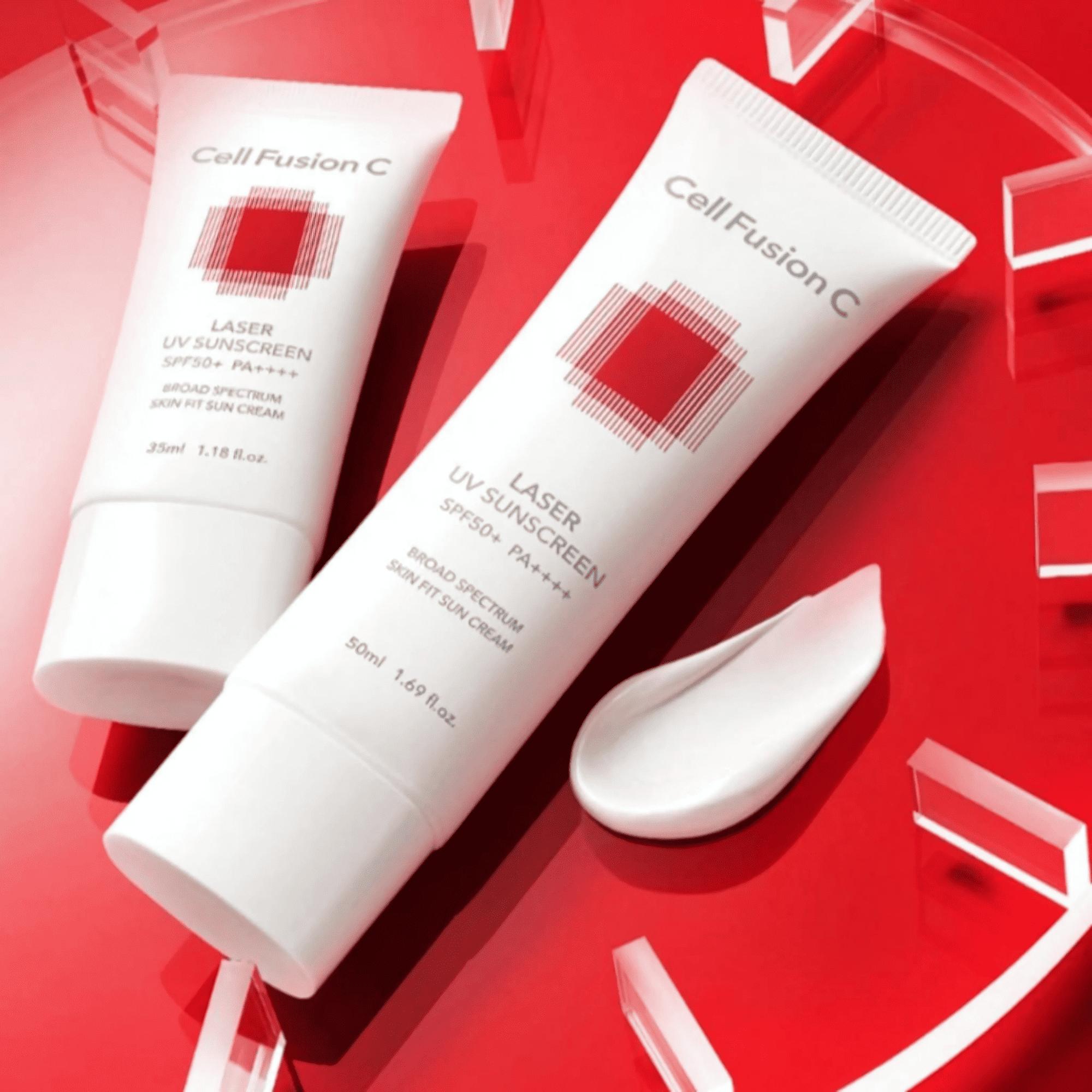 Kem Chống Nắng Cell Fusion C Laser Sunscreen 100 SPF50+/PA++++ – 50ml (Đỏ) - Image 3