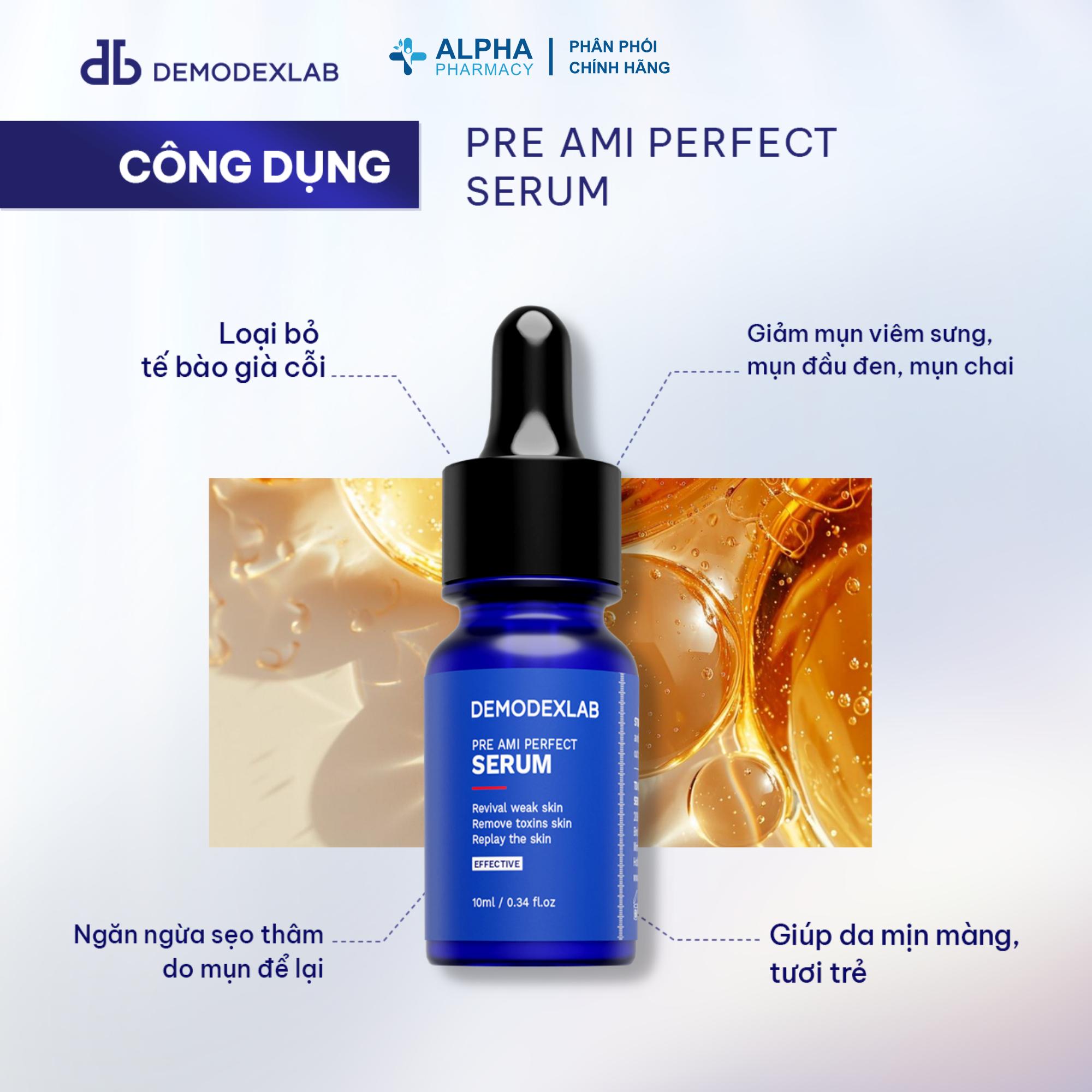 Serum Thanh Lọc Da Demodexlab Pre Ami Perfect Dưỡng Chất Cho Da - 10ml - Image 3