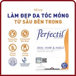Alternative view of Viên Uống Làm Đẹp Vitabiotics Perfectil Nuôi Dưỡng Da, Tóc Và Móng – Hộp 30 Viên