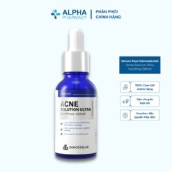 Serum Mụn Demodexlab Acne Solution Ultra Soothing - Giảm Mụn & Phục Hồi Da - 30ml