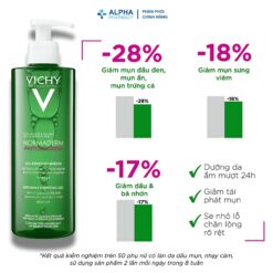 Alternative view of Sữa Rửa Mặt Dạng Gel Vichy Normaderm Phytosolution Intensive Purifying Làm Sạch Sâu, Giảm Bã Nhờn & Không Gây Khô Da – 200ml/400ml