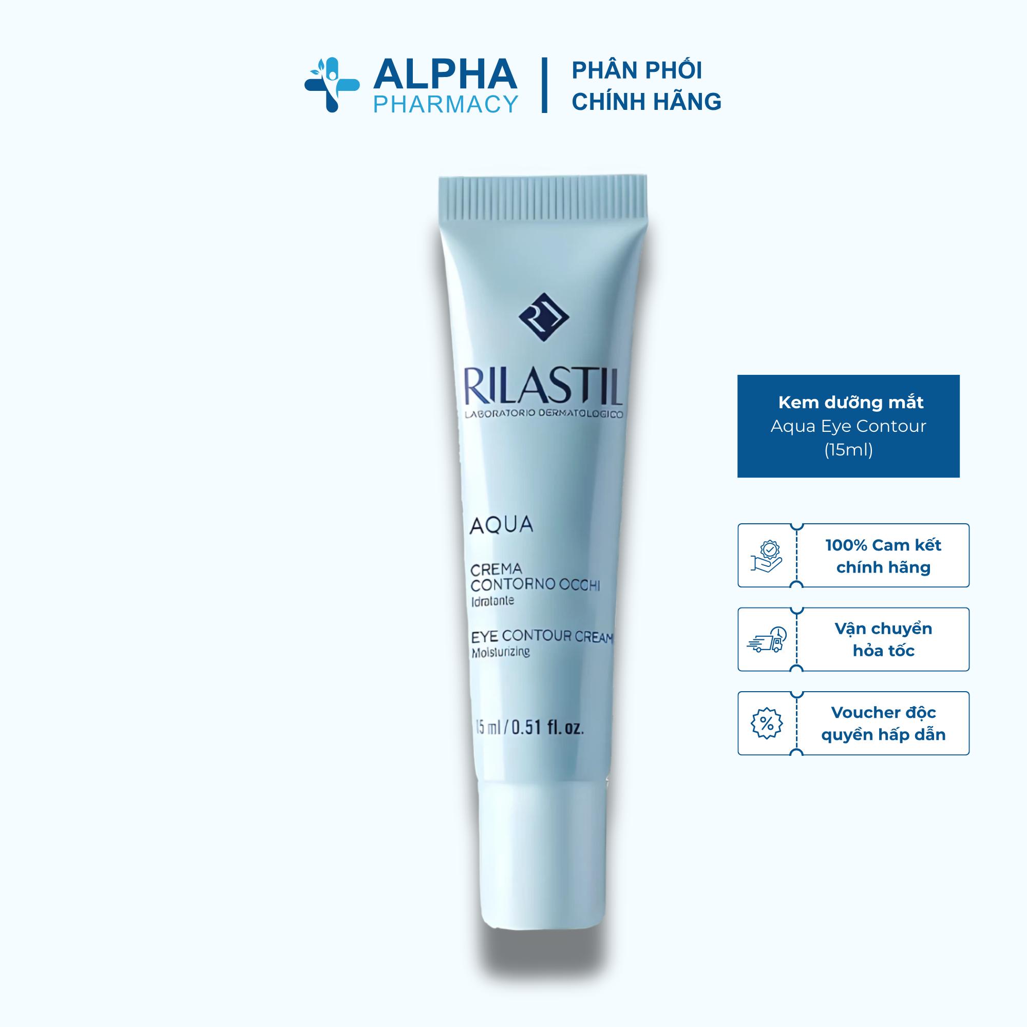 Kem Dưỡng Ẩm Vùng Mắt Rilastil Aqua Eye Contour Cream Dưỡng Ẩm & Bảo Vệ Da Vùng Mắt - 15ml