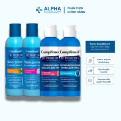 Toner Compliment No Problem Cấp Ẩm Kiềm Dầu Mờ Thâm - 200ml