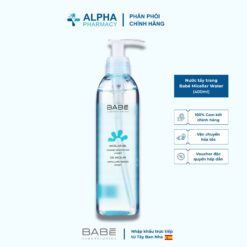 Nước Tẩy Trang Dịu Nhẹ Phù Hợp Cho Mọi Loại Da Babé Micellar Water - 400ml