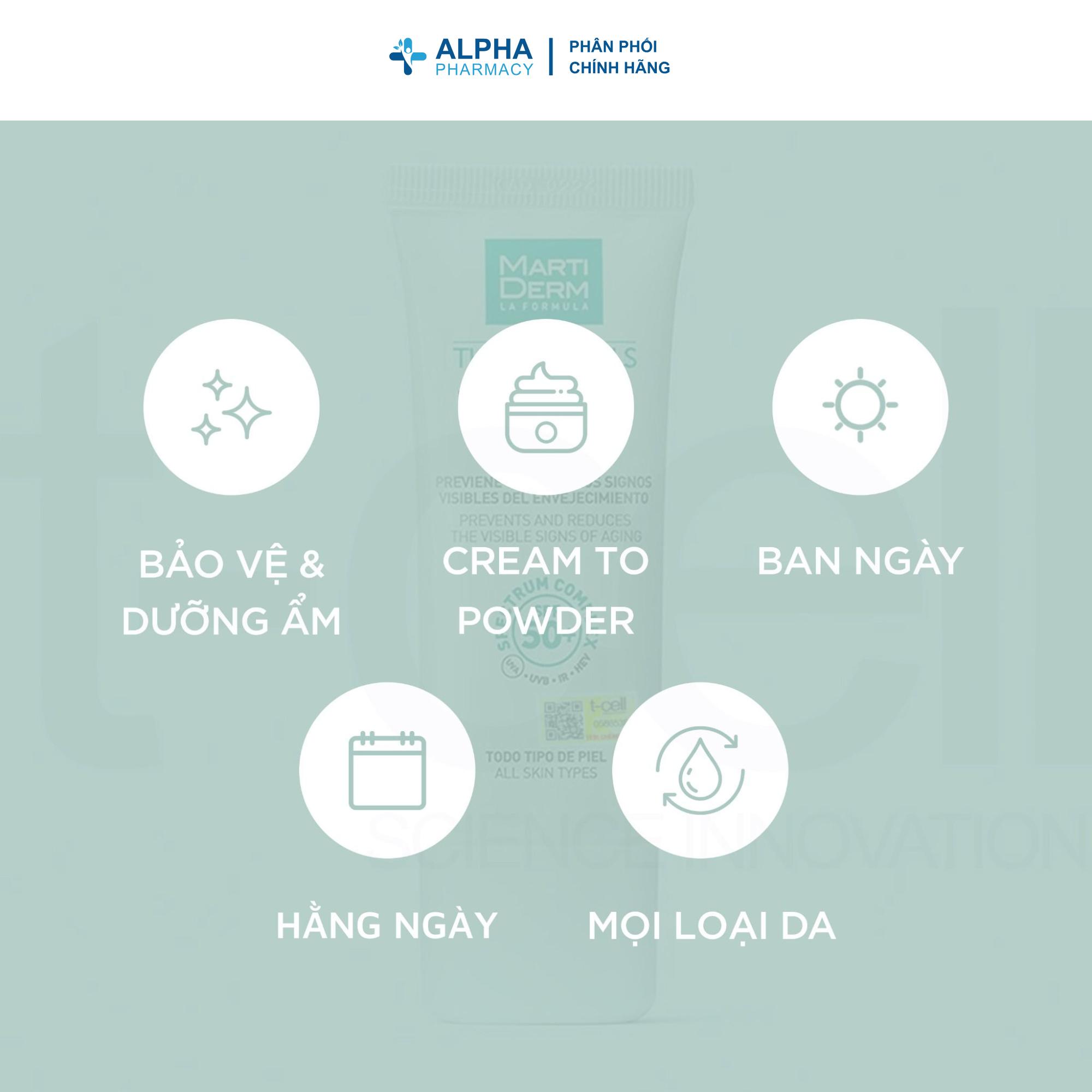 Kem Chống Nắng Phổ Rộng Ngừa Lão Hóa MartiDerm The Originals Proteos Screen SPF50+ – 40ml - Image 5