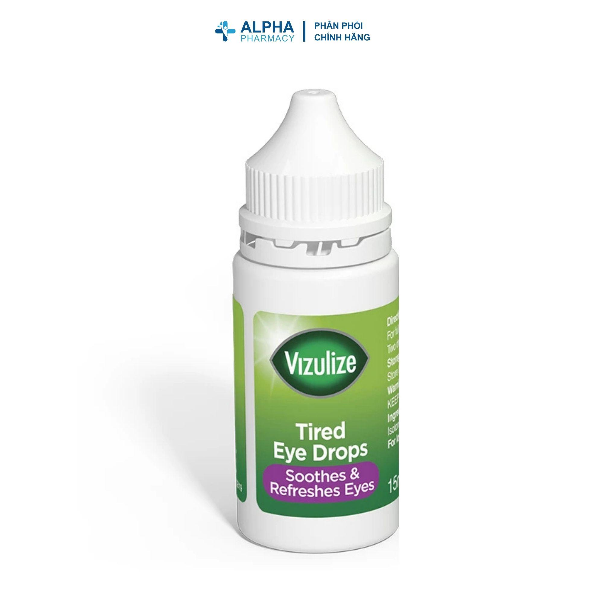 Vizulize Tired Eyes Drops Làm Dịu Và Phục Hồi Mắt Căng Thẳng - 10ml - Image 2