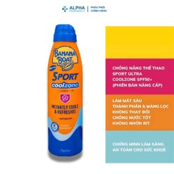 Alternative view of Xịt Chống Nắng Banana Boat Sport CoolZone SPF50+ PA++++ Làm Mát Da & Bảo Vệ Khi Vận Động – 170g