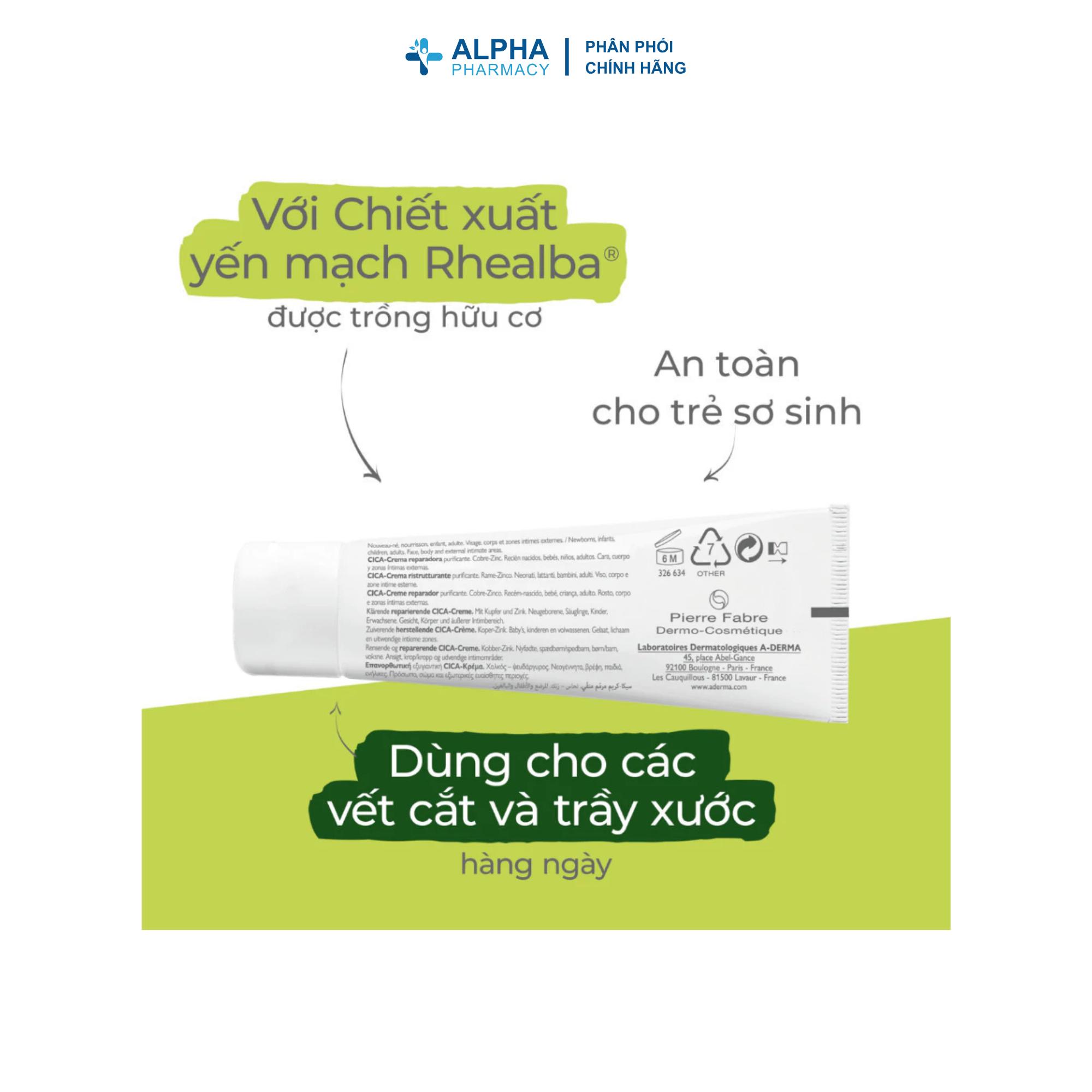 Kem Làm Dịu Da Giúp Phục Hồi Da Kích Ứng A-Derma Dermallobour+ Repairing Cica-Cream - 15ml/50ml - Image 5