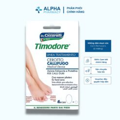 Miếng Dán Loại Bỏ Mụn Cóc Timodore Corn Removers – 6 Miếng