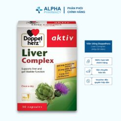 Viên Uống Doppelherz Liver Complex Bảo Vệ Và Tăng Cường Chức Năng Gan – Hộp 30 Viên