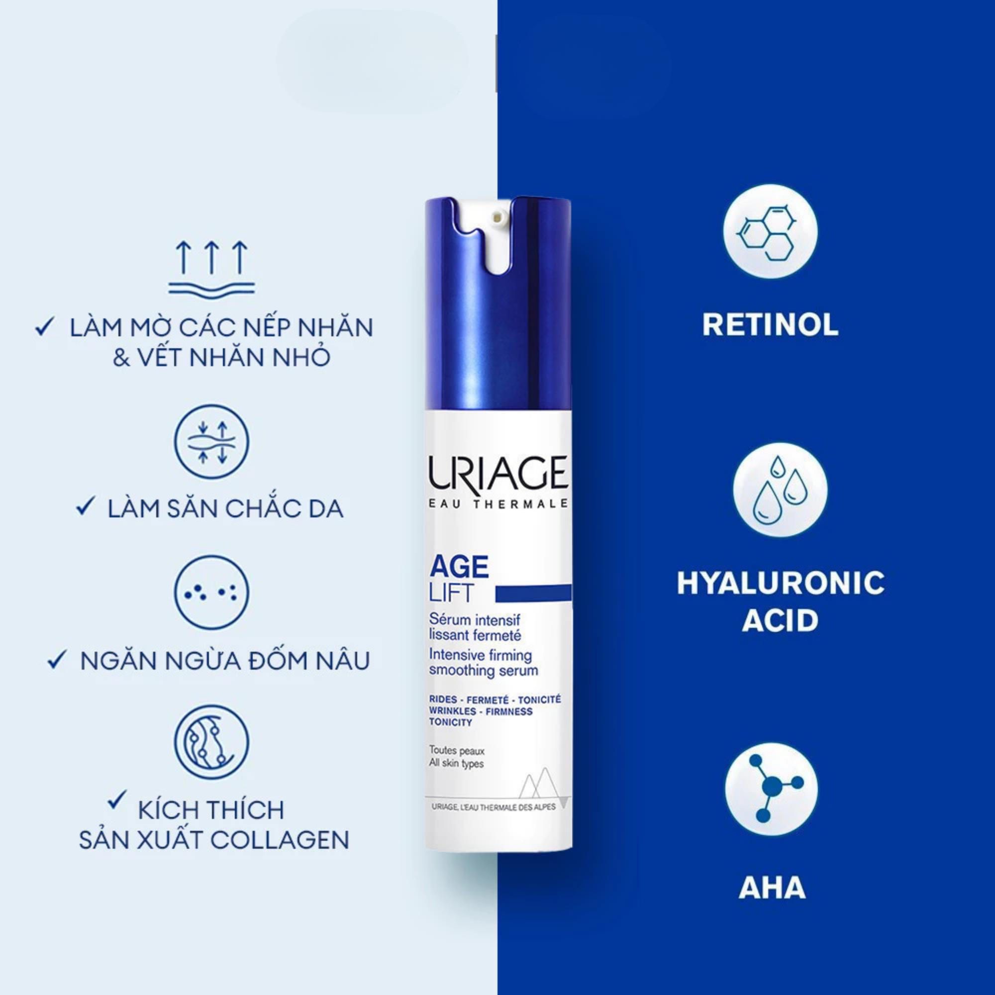 Serum Uriage Age Lift Serum Intensif Giảm Nếp Nhăn & Tăng Đàn Hồi – 30ml - Image 3