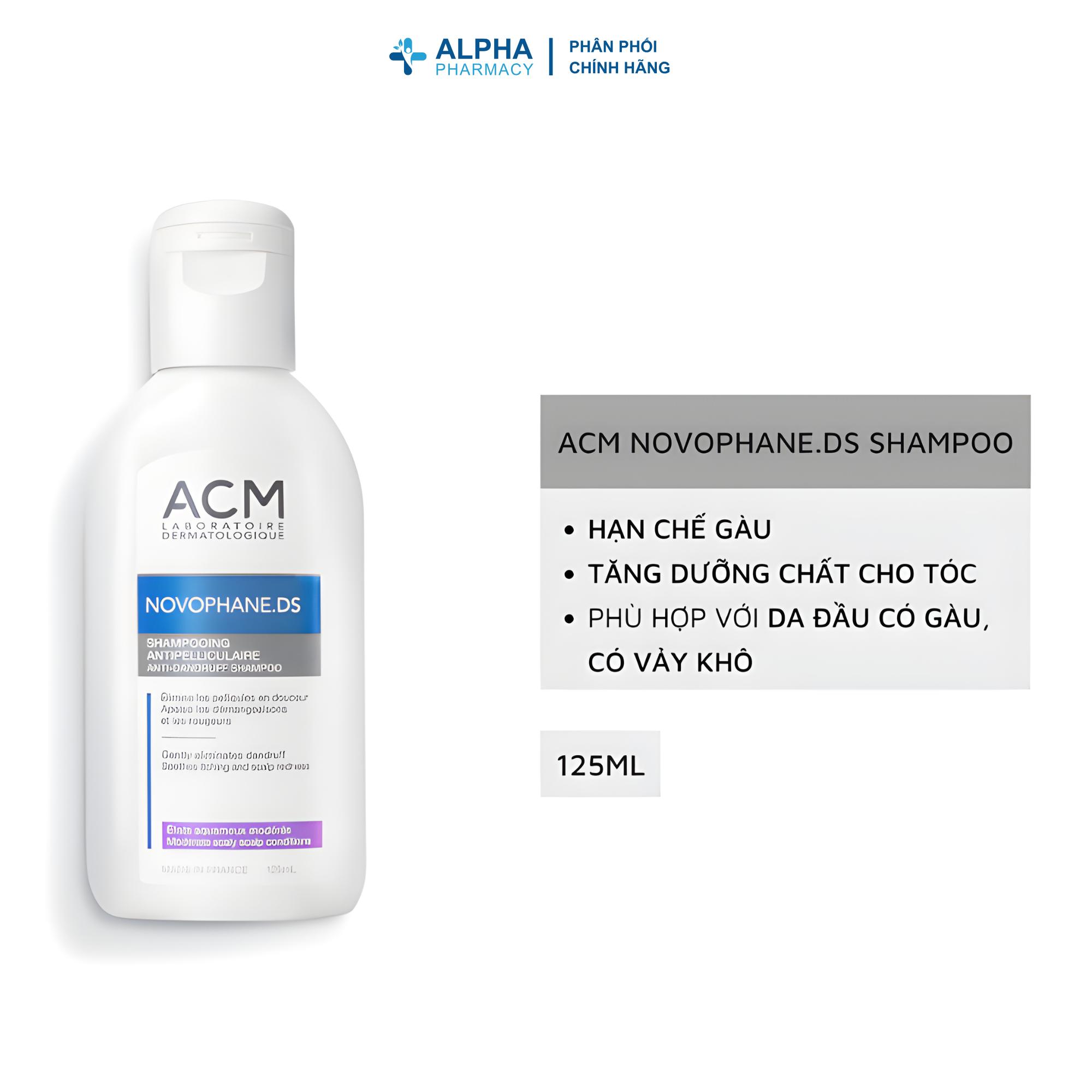 Dầu Gội Giảm Gàu, Dưỡng Tóc ACM Novophane.DS Anti-Dandruff Shampoo 125ml - Image 2