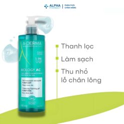 Alternative view of Gel Rửa Mặt A-Derma Biology AC Cleansing Foam Cho Da Mụn & Nhạy Cảm – 400ml