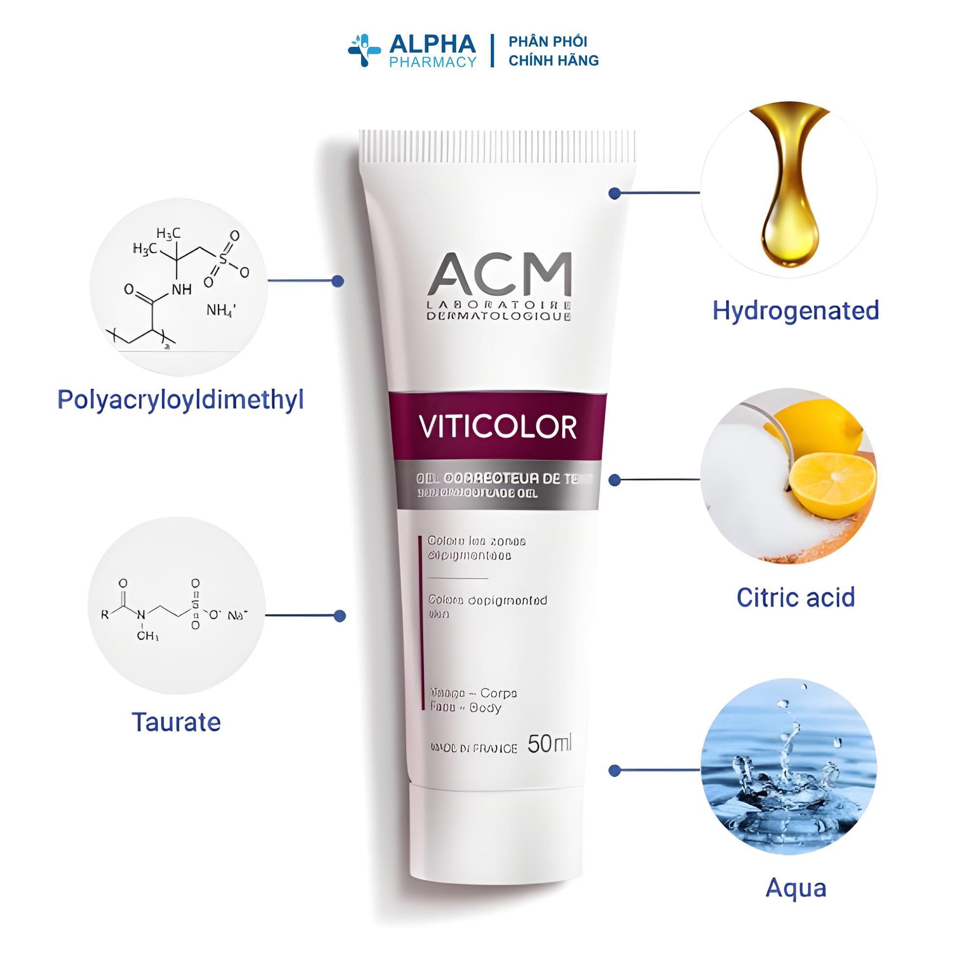 Gel Che Khuyết Điểm Cho Da Bị Chàm Và Bạch Biến ACM Viticolor Skin Camouflage Gel - 50ml - Image 2