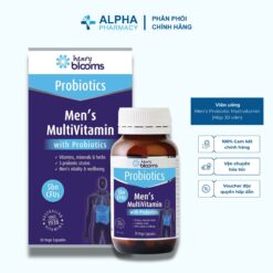 Alternative view of Viên Uống Henry Blooms Men’s Probiotic Multivitamin Bổ Sung Vitamin & Khoáng Chất Hỗ Trợ Sức Khỏe – Hộp 30 Viên