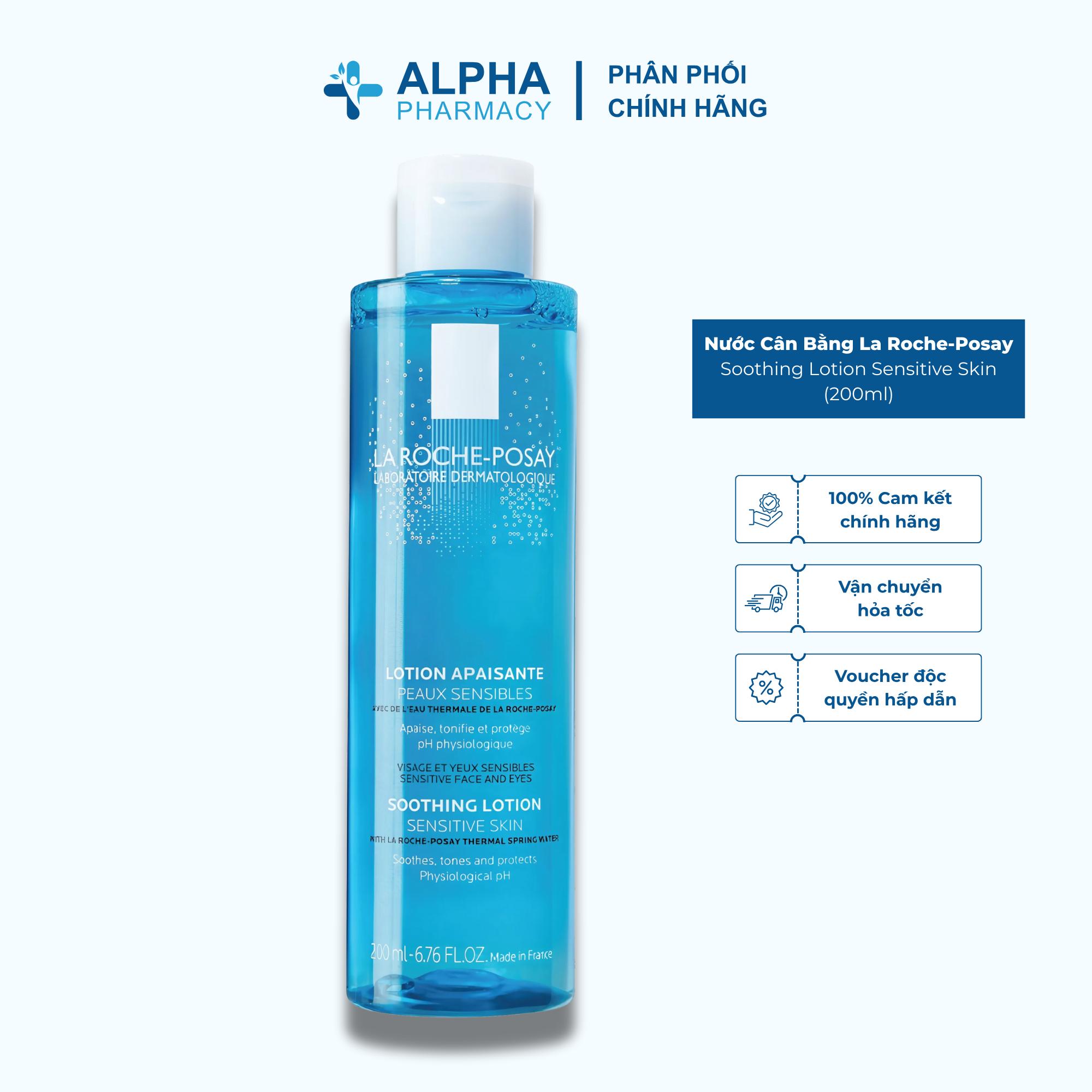 Nước Cân Bằng La Roche-Posay Soothing Lotion Sensitive Skin Làm Dịu & Bảo Vệ Da Nhạy Cảm – 200ml