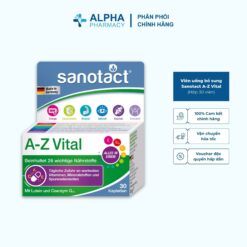 Viên Uống Sanotact A-Z Vital Bổ Sung Vitamin & Khoáng Chất Tổng Hợp - Hộp 30 Viên