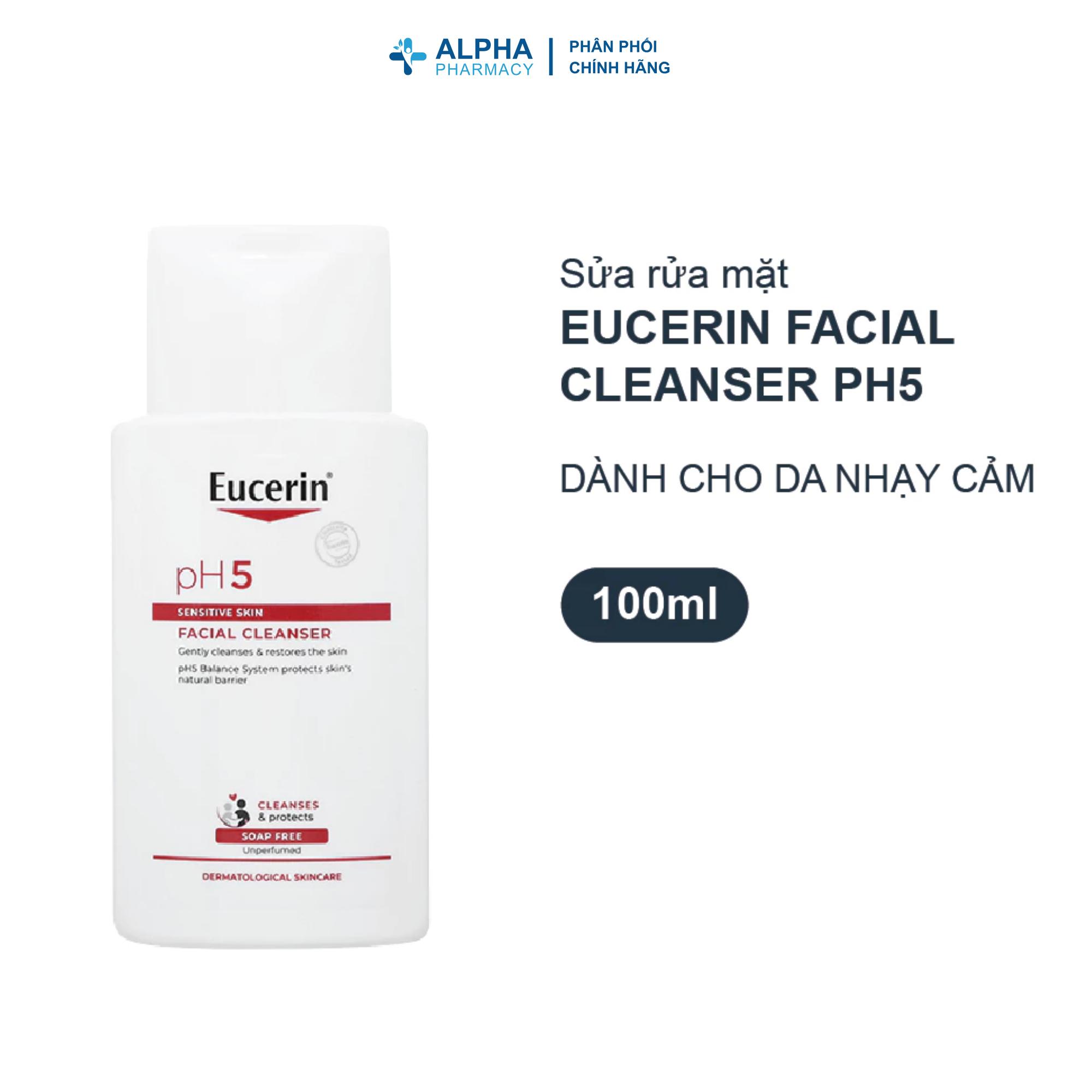 Sữa Rửa Mặt Eucerin PH5 Facial Cleanser Cho Da Nhạy Cảm - 100ml/400ml - Image 2