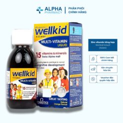 Siro Vitamin Tổng Hợp Vitabiotics Wellkid Smart Liquid Cho Trẻ Từ 4 Đến 12 Tuổi – Chai 150ml