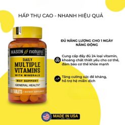 Alternative view of Viên Uống Bổ Sung Mason Daily Multiple Vitamins With Minerals Hỗ Trợ Bổ Sung Vitamin Và Khoáng Chất Thiết Yếu