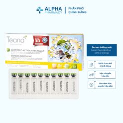 Tinh Chất Dưỡng Da Teana B4 Express-Soothing Serum Cấp Tốc Làm Dịu Da, Giảm Mẩn Đỏ, Kích Ứng - 20ml (2ml x 10 ống)