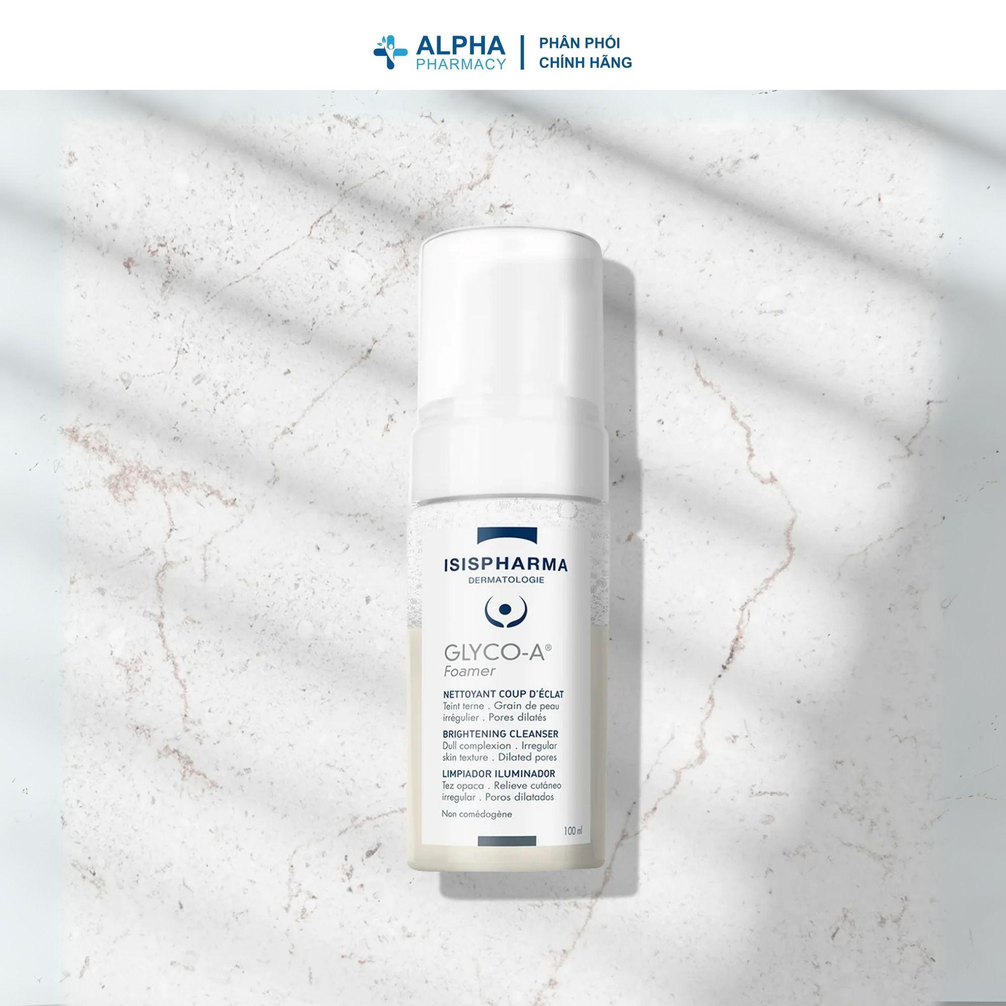 Nước Rửa Isis Pharma Glyco-A Foamer Làm Sạch Sâu, Tẩy Tế Bào Chết – 100ml - Image 2