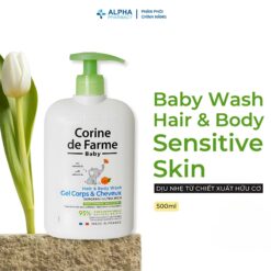 Alternative view of Gel Gội Và Tắm Bé Corine De Farme Hair & Body Wash – 250ml/500ml