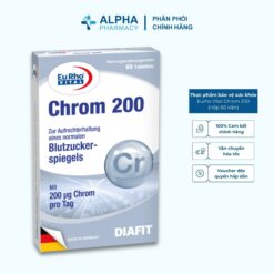 Thực Phẩm Bảo Vệ Sức Khỏe Eurho Vital Chrom 200 Cải Thiện Độ Nhạy Insulin, Giảm Tình Trạng Cao Huyết Áp