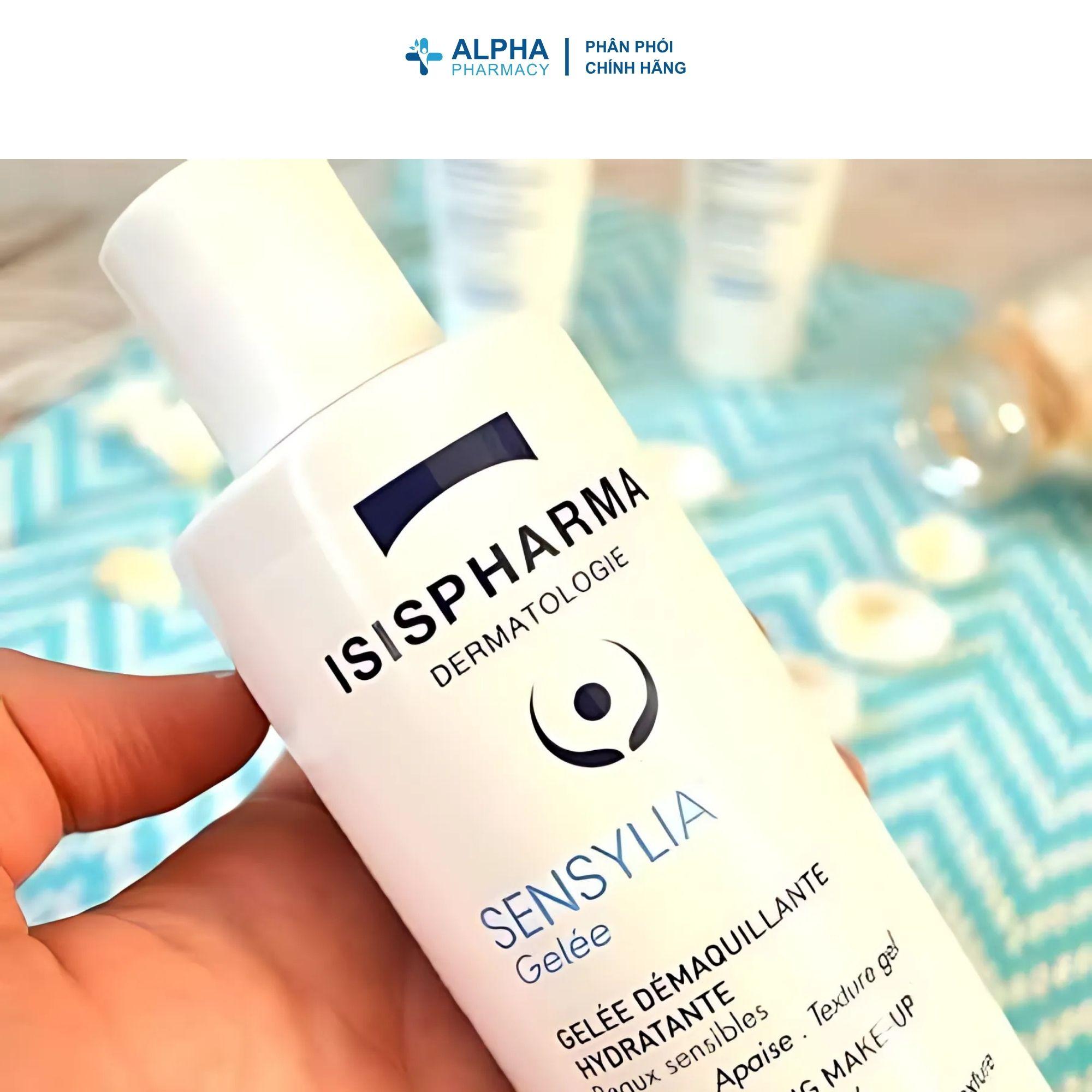 Gel Tẩy Trang Isis Pharma Sensylia Gelee Cleansing Gel Làm Sạch, Dưỡng Ẩm Da – 250ml - Image 3