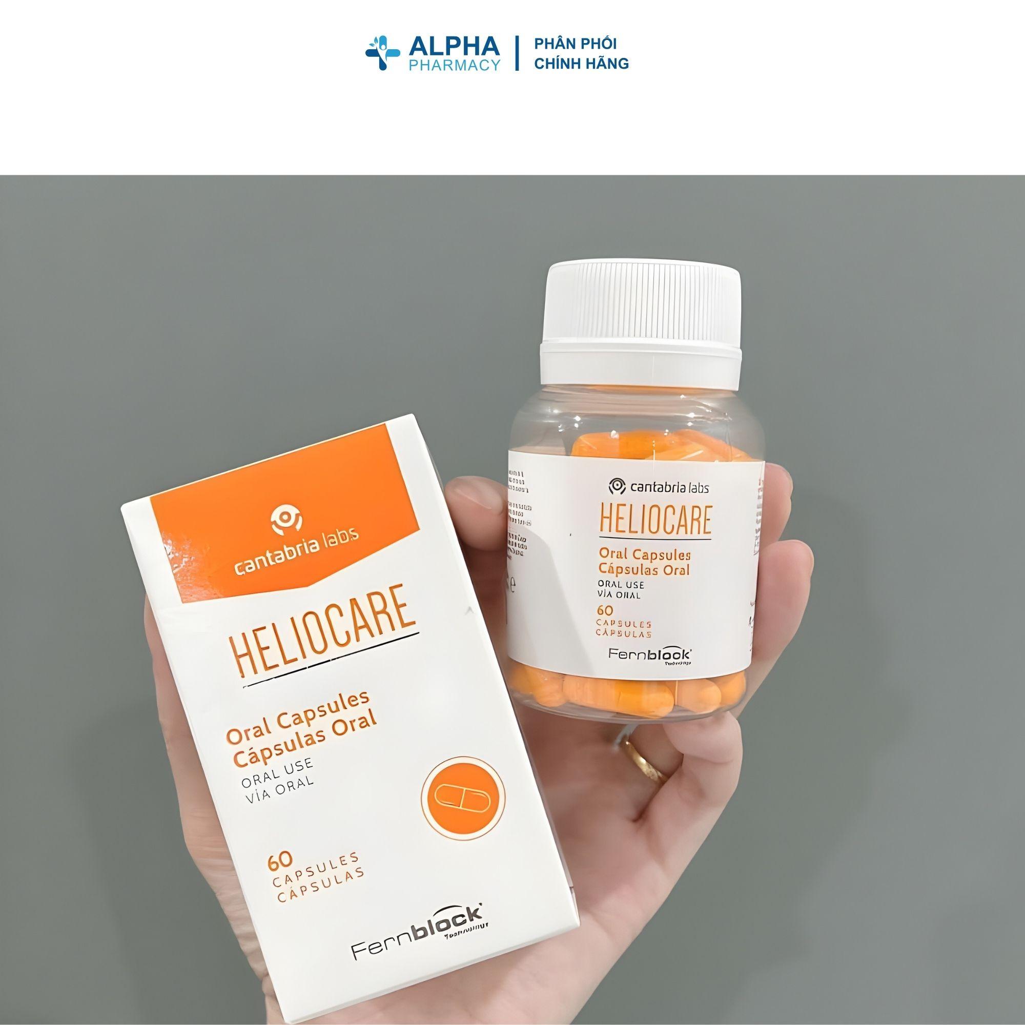 Viên Uống Heliocare Capsulas Oral Hỗ Trợ Chống Nắng, Bảo Vệ Da Từ Bên Trong – Hộp 60 Viên Nang - Image 4