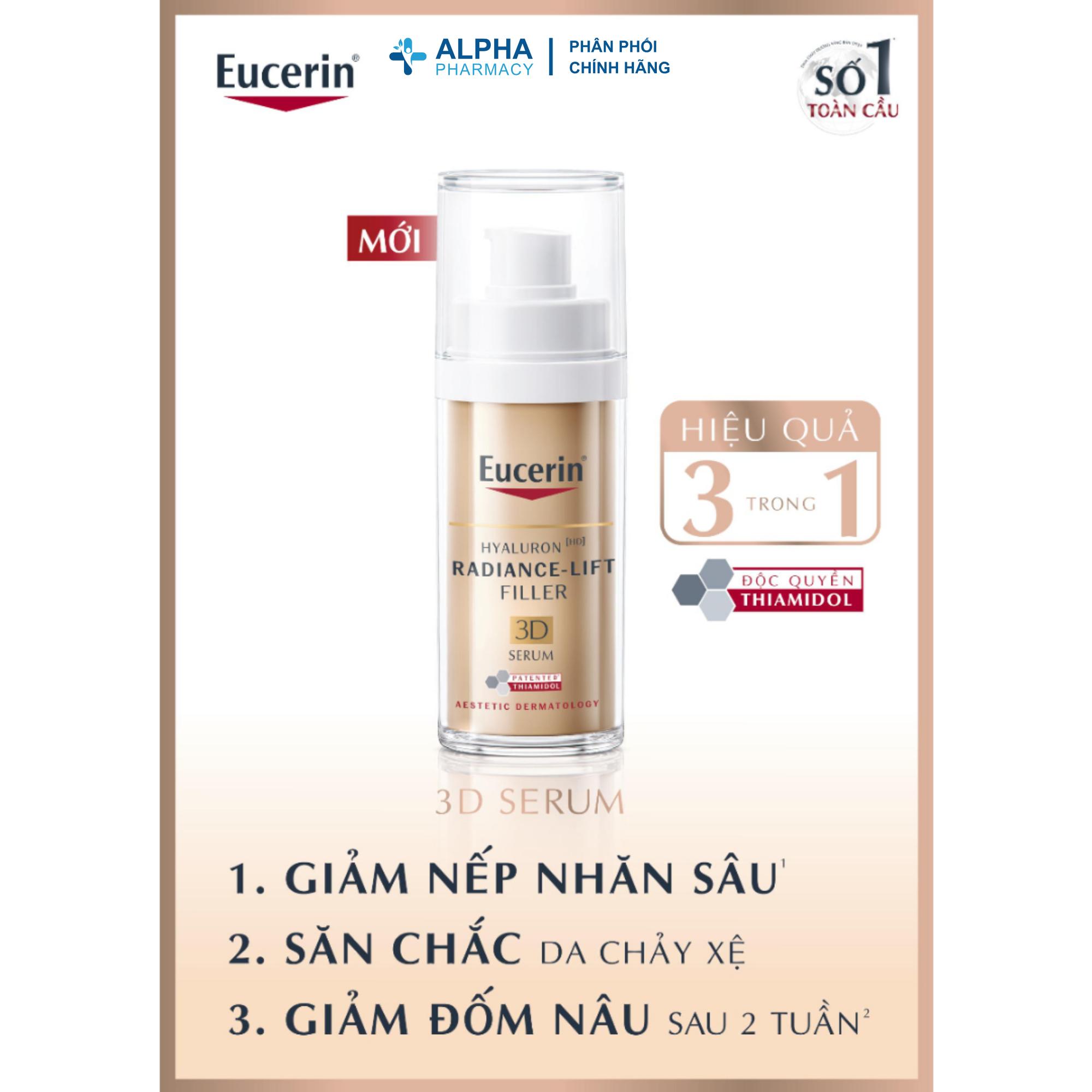 Tinh Chất Eucerin Hyaluron Radiance-Lift Filler 3D Serum Giảm Nếp Nhăn, Đốm Nâu & Nâng Cơ Da – 30ml - Image 4