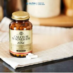 Alternative view of Viên Uống Bổ Sung Canxi, Magie, Kẽm Solgar Calcium Magnesium Plus Zinc Hỗ Trợ Xương Chắc Khỏe – 100 Viên