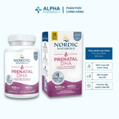 Thực Phẩm Bảo Vệ Sức Khỏe Nordic Naturals Prenatal DHA Bổ Sung DHA Cho Mẹ Bầu - 90 Viên