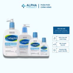 Sữa Rửa Mặt Cetaphil Gentle Skin Cleanser Dịu Nhẹ Cho Da Nhạy Cảm - 125ml/250ml/500ml/1L