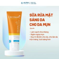 Alternative view of Sữa Rửa Mặt Decumar Nano THC Sáng Da Cho Da Mụn, Giúp Sạch Nhờn – 50g
