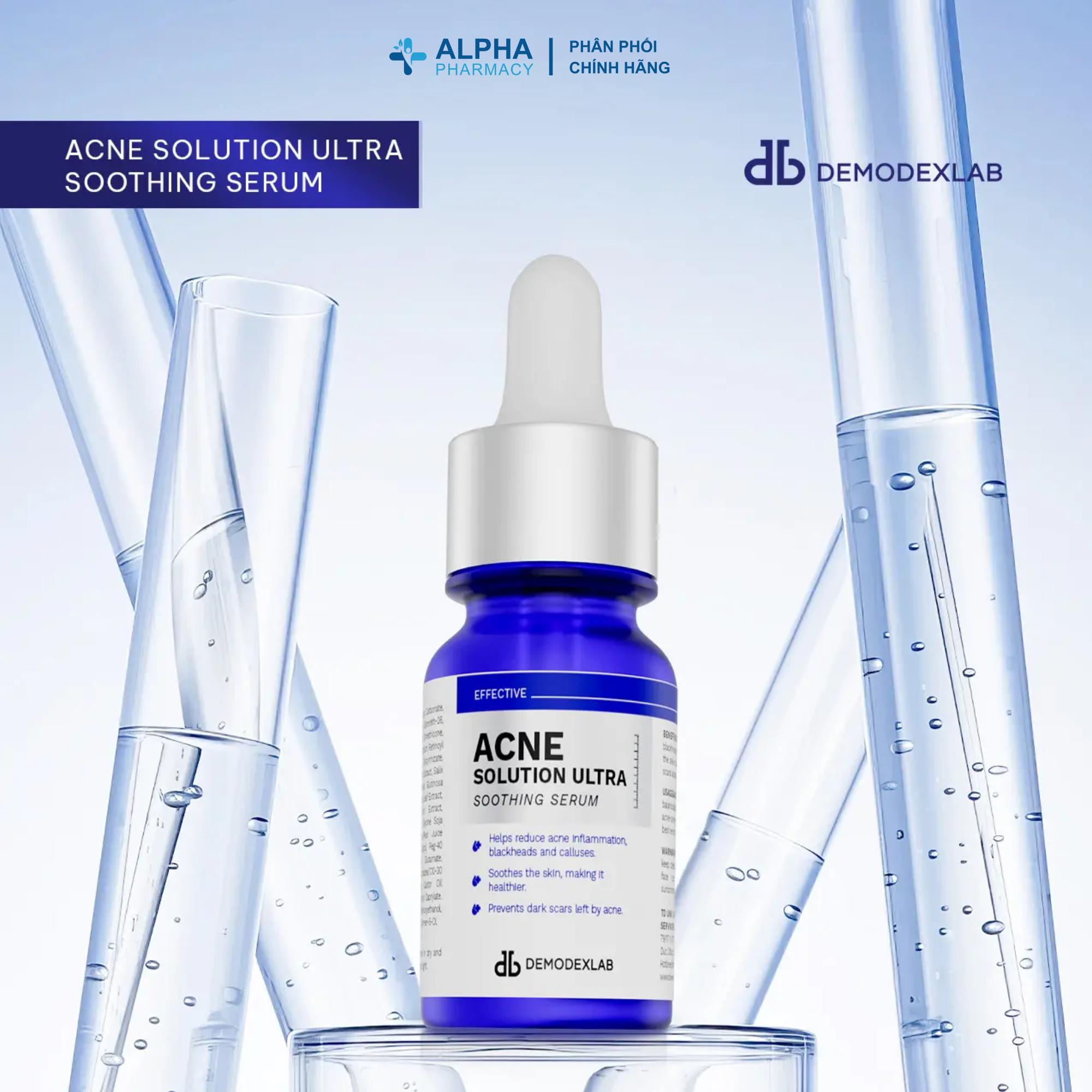 Serum Mụn Demodexlab Acne Solution Ultra Soothing - Giảm Mụn & Phục Hồi Da - 30ml - Image 4