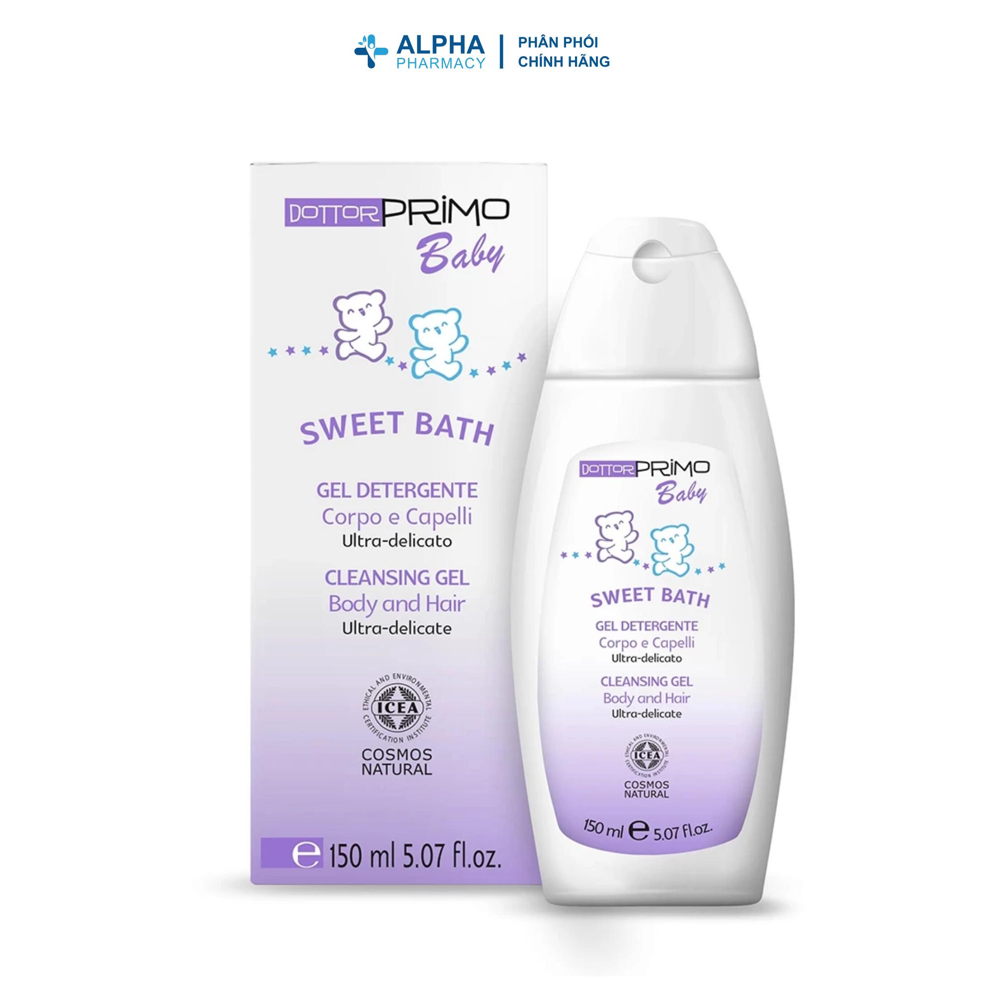 Gel Tắm Gội Toàn Thân DottorPrimo Sweet Bath Dịu Nhẹ Cho Bé - 150ml - Image 2